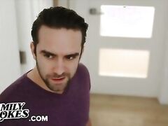 cheating stepmom confronted by big dick stepson